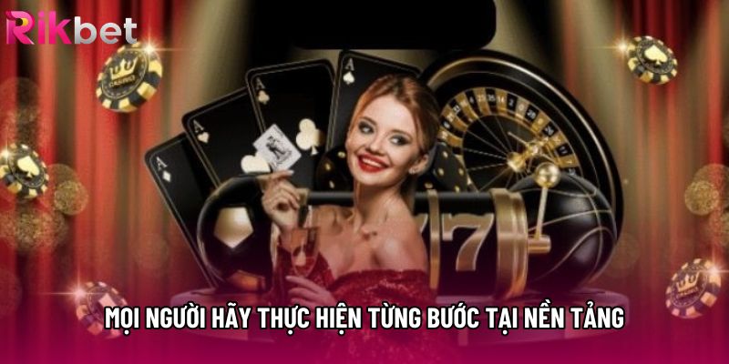Mọi người hãy thực hiện từng bước tại nền tảng Mọi người hãy thực hiện từng bước tại nền tảng